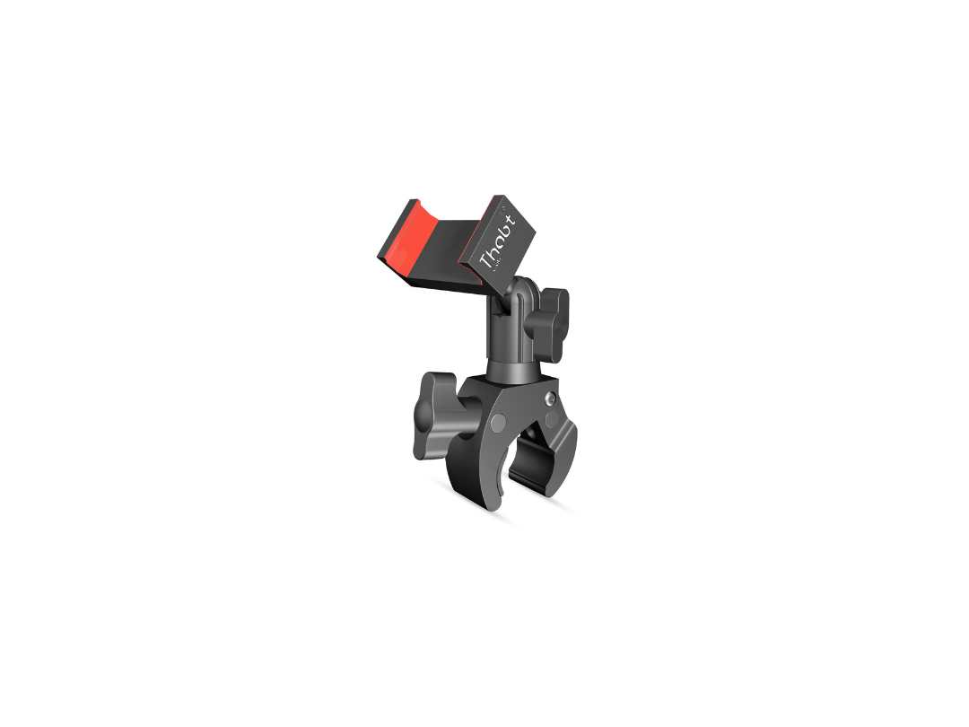 Thabt Clamp Mount for mobile phones With Adjustable Spring Holder Thabt Clamp Mount for mobile phones With Adjustable Spring Holder